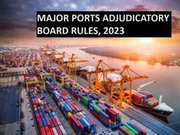 MAJOR PORTS ADJUDICATORY BOARD RULES, 2023